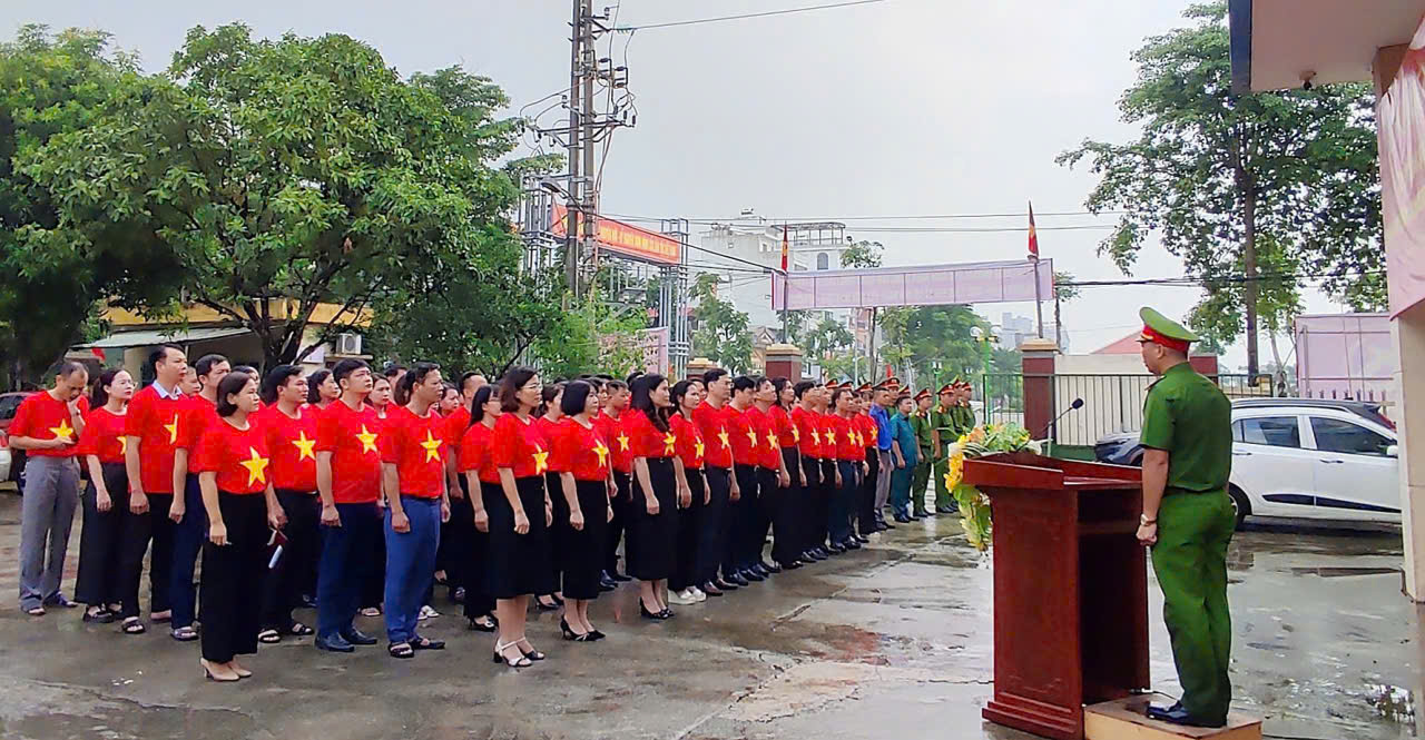 Lễ chào cờ  “Tôi yêu Tổ quốc, quê hương tôi” nhân kỷ niệm 80 năm Cách mạng Tháng Tám thành công và Quốc khánh nước Cộng hòa xã hội chủ nghĩa Việt Nam (2/9/1945-2/9/2025);