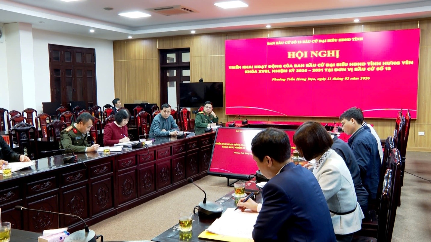 Ban bầu cử Đơn vị bầu cử số 13 triển khai nhiệm vụ công tác bầu cử