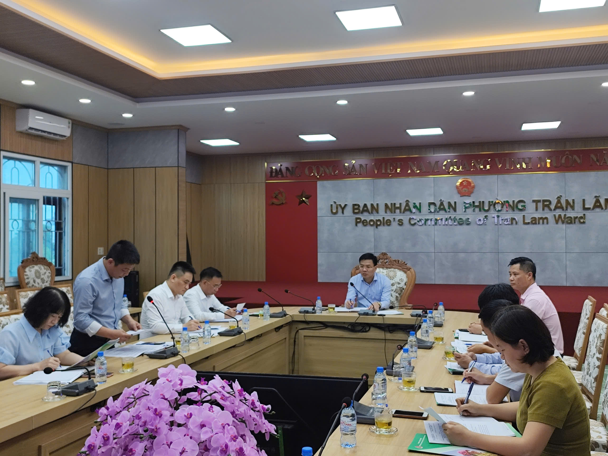 BAN ĐẠI DIỆN HỘI ĐỒNG QUẢN TRỊ NGÂN HÀNG CHÍNH SÁCH XÃ HỘI PHƯỜNG TRẦN LÃM TỔ CHỨC PHIÊN HỌP LẦN THỨ 1 NĂM 2026