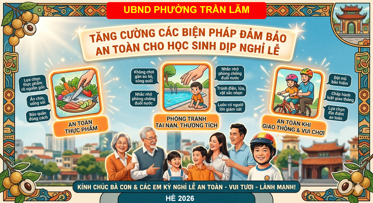TĂNG CƯỜNG CÁC BIỆN PHÁP ĐẢM BẢO AN TOÀN CHO HỌC SINH DỊP NGHỈ LỄ