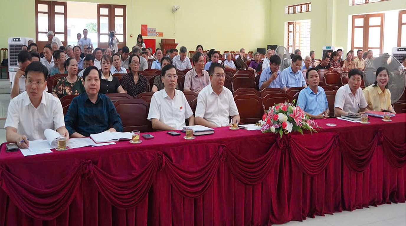 Phường Trần Lãm tổ chức thành công hội nghị tiếp xúc cử tri trước kỳ họp thường niên năm 2026